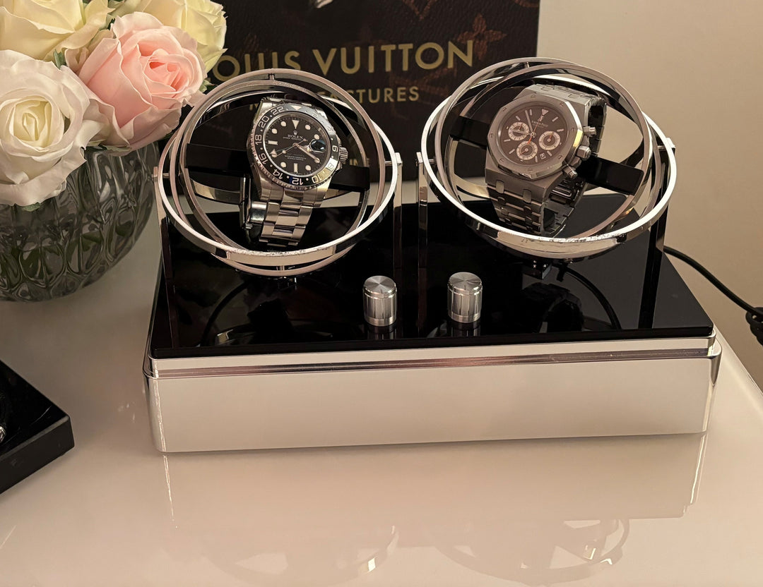 Watch Winder - Double - Silver