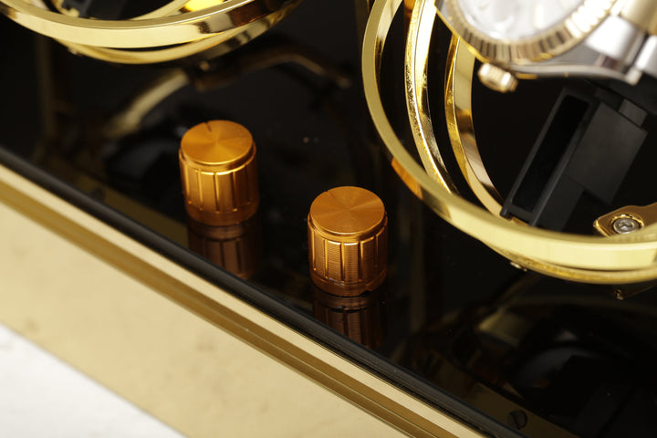 Watch Winder - Double - Gold