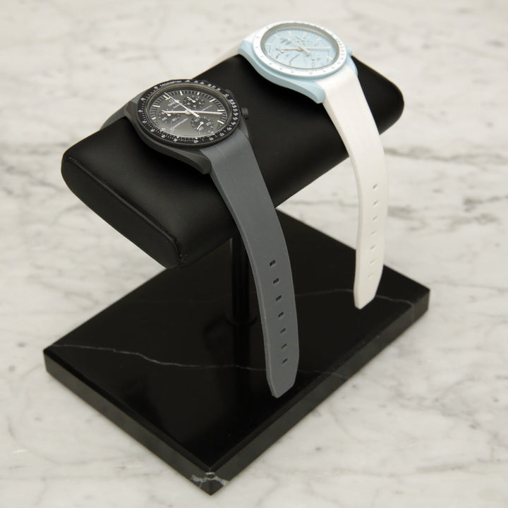 The Watch Stand - Double - Black & Black