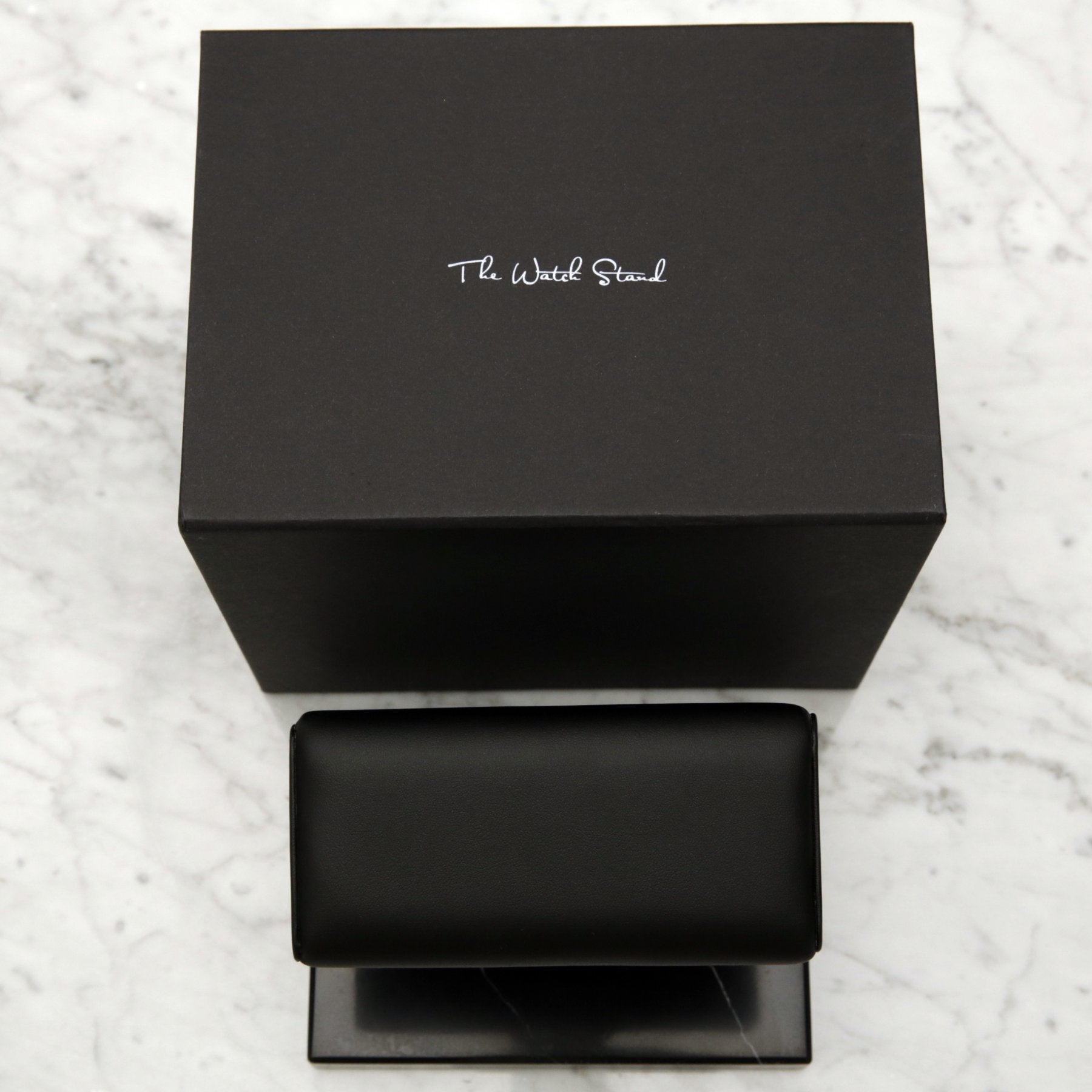 The Watch Stand Double Black & Black – Premium Watch Display Stand
