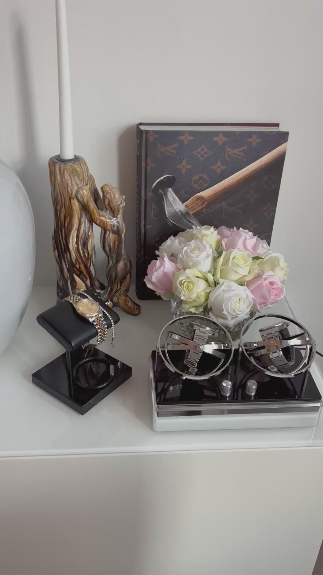 Watch Winder - Double - Silver