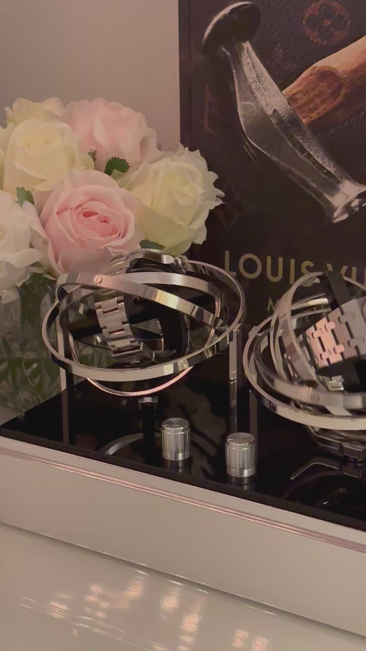 Watch Winder - Double - Silver