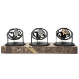 Watch Winder - Three Planet Double Axis - Brown